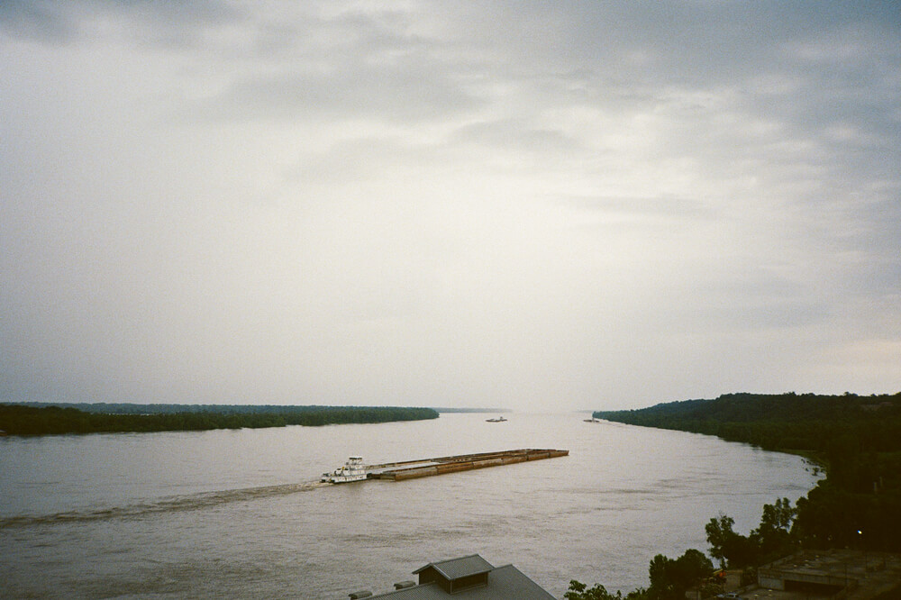 View of the Mississippi river
