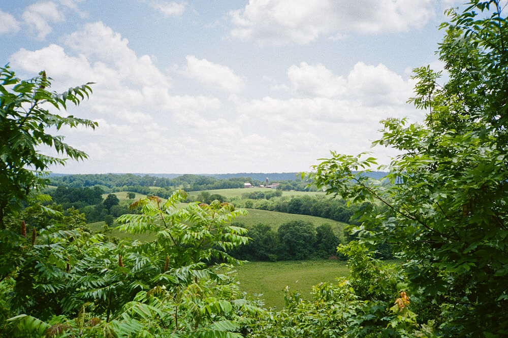 The Baker Bluff overlook